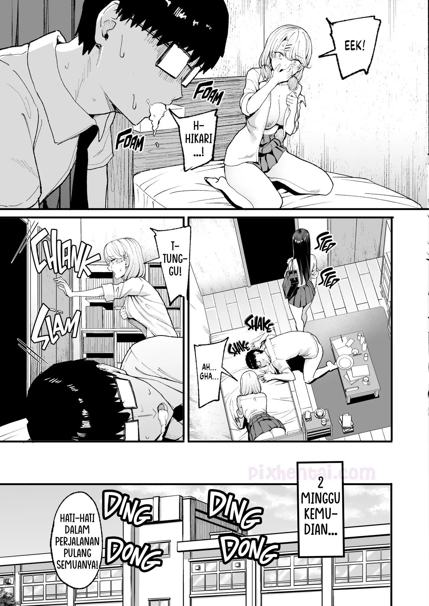 Komik hentai xxx manga sex bokep The Gyaru I Hang Out with Lets Me Use Her Pussy 4 page 4